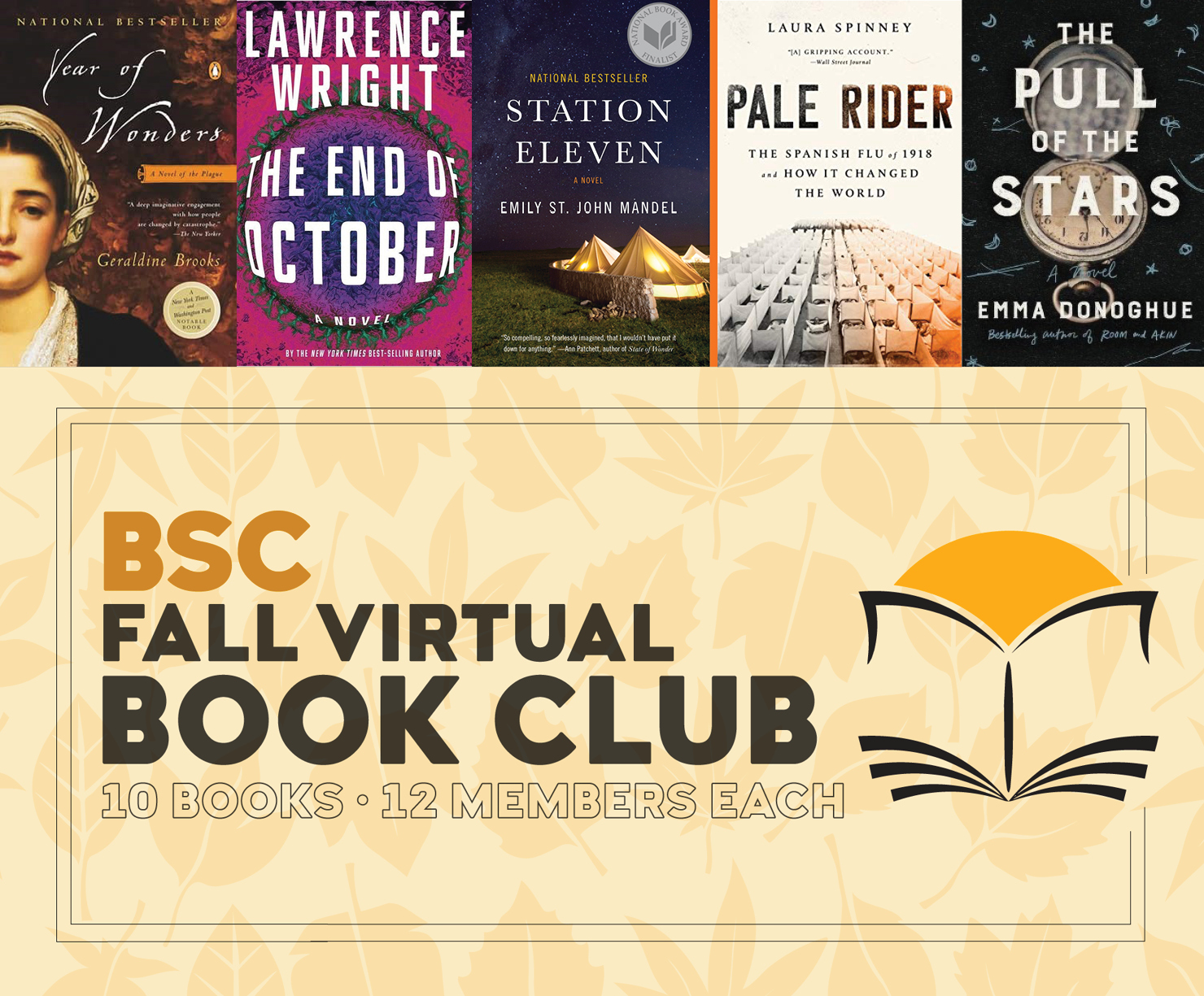 Virtual Fall Book Clubs Pandemics THE BSC BLOG