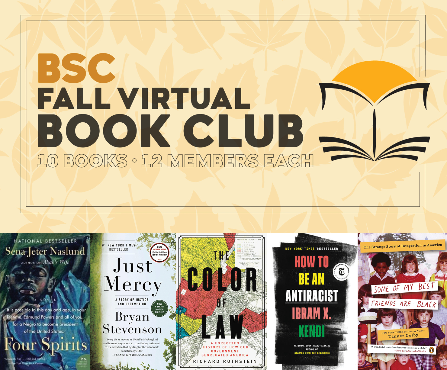 Virtual Fall Book Clubs: Systemic Racism
