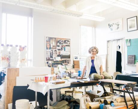 Pam Venz in her office on BSC campus
